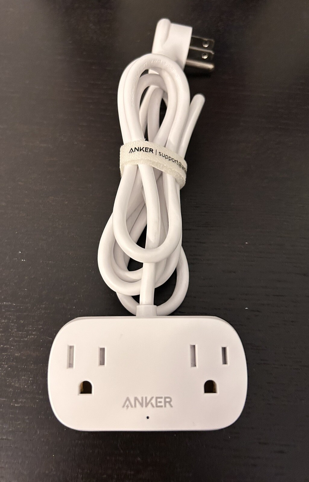 Anker Mini Power Strip Extension Cord with 2 Outlets and 2 USB-A Ports-image