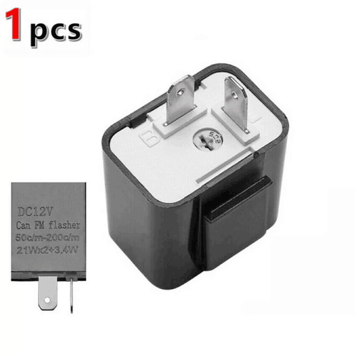Lampeggiatore Indicatore Relè LED Moto Bici 2 Pin 12V Frequenza Lampeggiante Regolabile - Foto 16 di 24