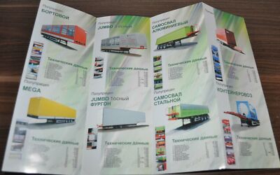 Rossart Trailer Truck Brochure Prospekt RU