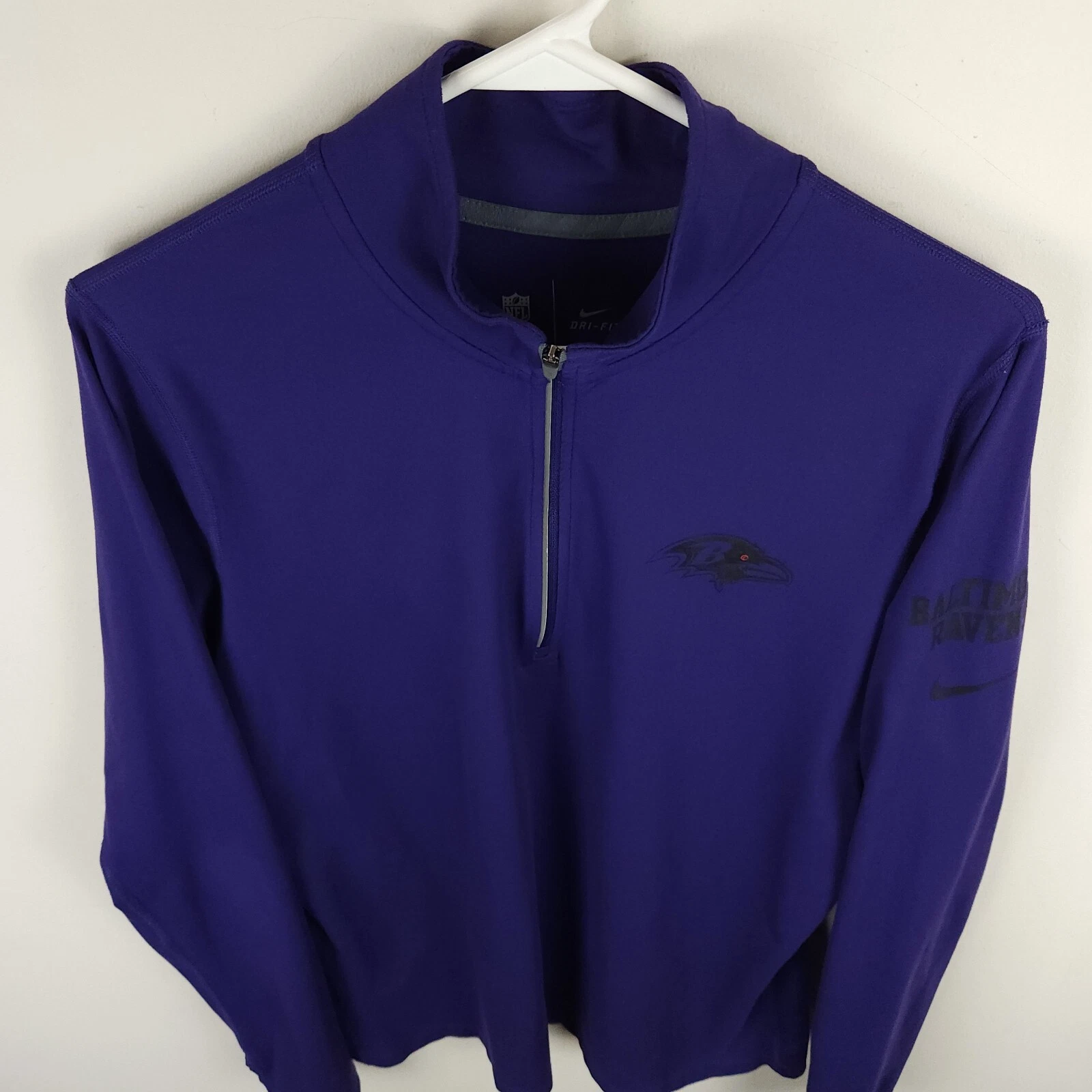 nike pullover dri-fit 1/4 zip team apparel nfl jacket