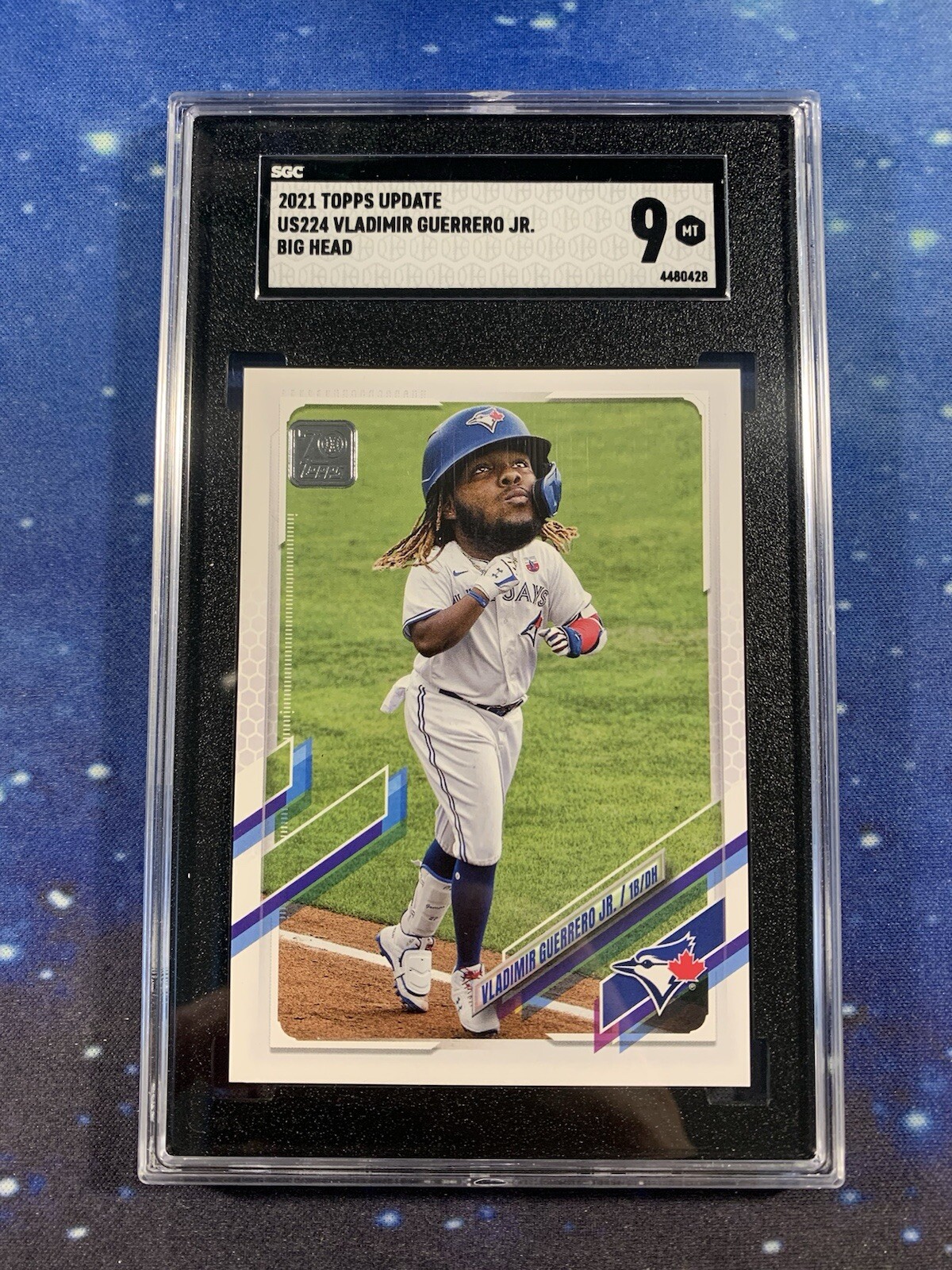 2021 Topps Update US224 Vladimir Guerrero Jr Big Head SSP SGC 9 NM-MT