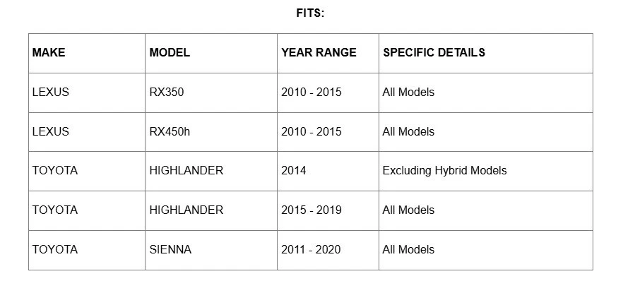 Front & Rear Rotors Brake Pads for Toyota Sienna Highlander Lexus RX450h RX350 - Image 2 of 4