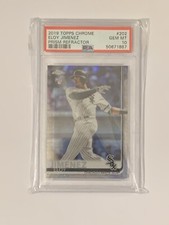 Eloy Jimenez 2019 Topps Chrome Prizm Refractor Rookie Card RC PSA 10 GEM Chicago