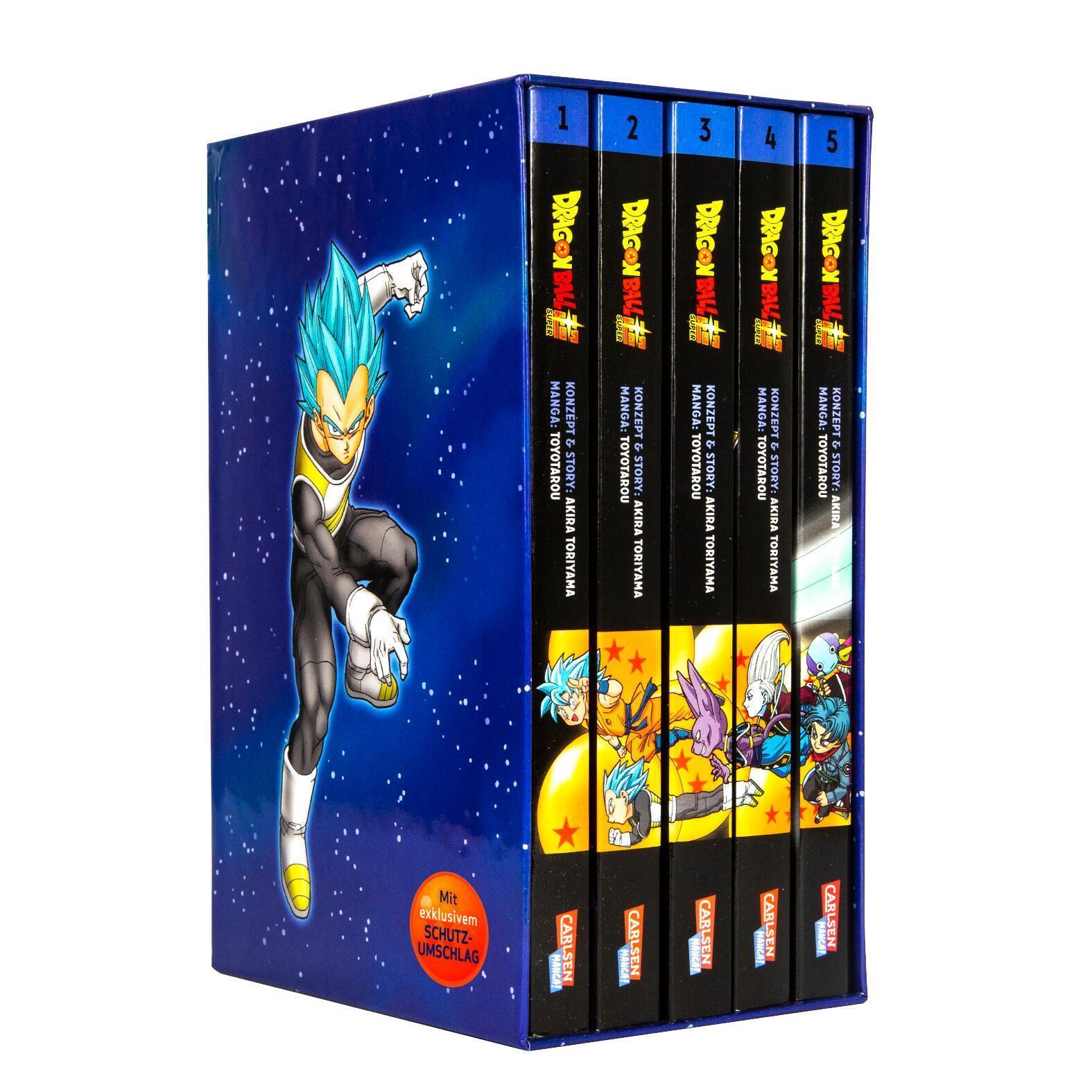 Thumbnail - Dragon Ball Super Bände 1-5 Sammelschuber Mit Extra Akira Toriyama