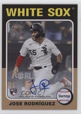 2024 Topps Heritage High Number Real One Jose Rodriguez Rookie Auto RC
