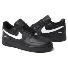 Supreme x Nike Air Force 1 Low Box Logo - Black White for Sale