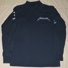 VTG 1991 METALLICA BLACK ALBUM SNAKE LONG SLEEVE T SHIRT LARGE DONT TREAD ON US