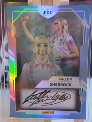 Panini PDC Darts Card Fallon Sherrock Auto /170