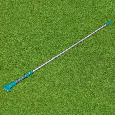 Poolstaubsauger Blau 252 x 17 cm Aluminium Poolstaubsauger Portabler Poolreinige