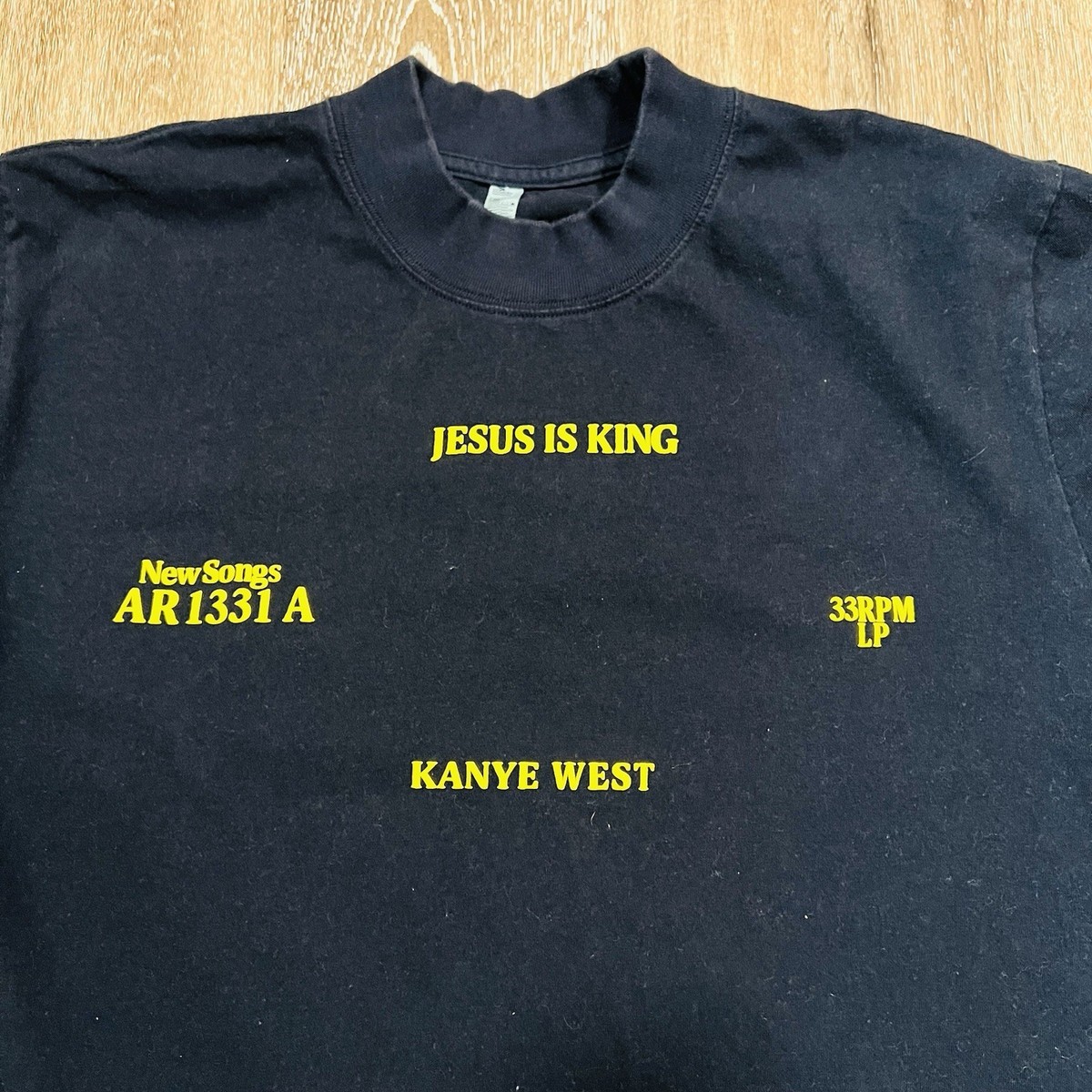 Kanye West Jesus Is King Tour Promo Merch Mens Size Large Blue