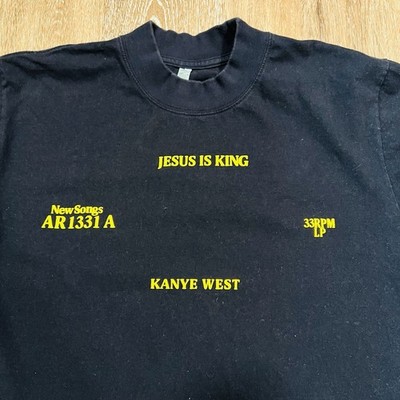 Kanye West Jesus Is King Tour Promo Merch Mens Size Large Blue