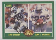 1989 Score Great Combos Curt Warner John L Williams #278 07ke