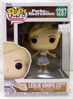 Funko Pop! 1287 Leslie Knope in Wedding Dress Parks and Recreation Vinyl Figure