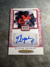 SAGE 2021 Premier Draft Elijah Ponder #A188 Cincinnati Bearcats Rookie Autograph