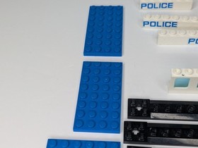 LEGO CITY 60046 Helicopter Surveillance Police - Loose PARTS lot Incomplete 