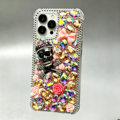 Bling Handmade Diamonds Women Phone Case Für iPhone 16 17 PRO MAX/16E 17E