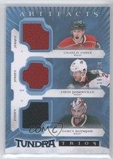 2015-16 Artifacts Tundra Trios Blue 169/199 Charlie Coyle Jason Pominville 0a1