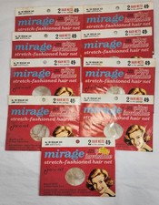 Jac-O-Net Mirage Invisible Hair Net New Old Stock Lot 9 Light Brown/ Blonde