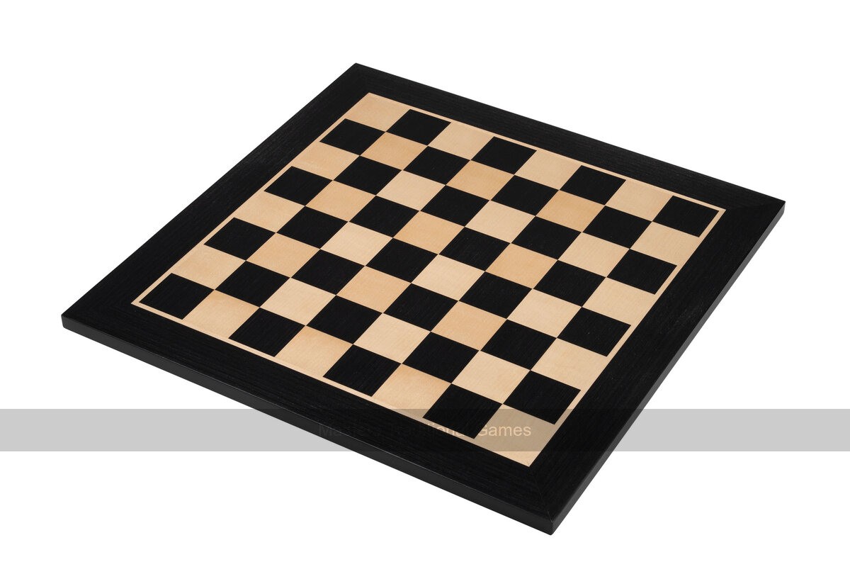 Sycamore and Maple Wood Chessboard 50cm (50mm squares) (UK)
