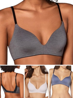 Sloggi Bralette WOW Embrace Bra Padded Non Wired Seamless Bras Lingerie