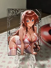 Rias Gremory High School DxD Goddess Metal Card Serialized