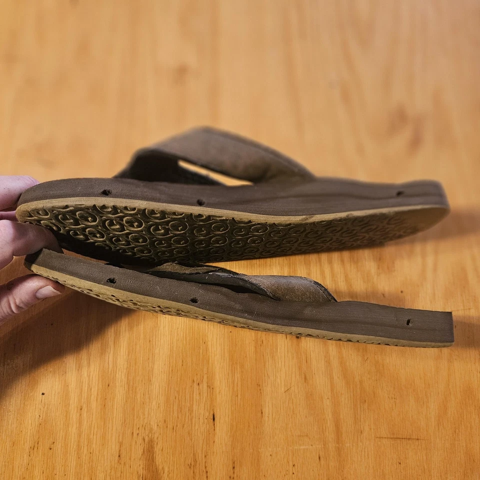 Мужские кожаные сандалии-шлепанцы Spenco Yumi размер 13 серые ортопедическая супинатор - Изображение 4 из 4