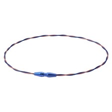 phiten RAKUWA Necklace EXTREME Wire Torned Navy/Pink 50cm