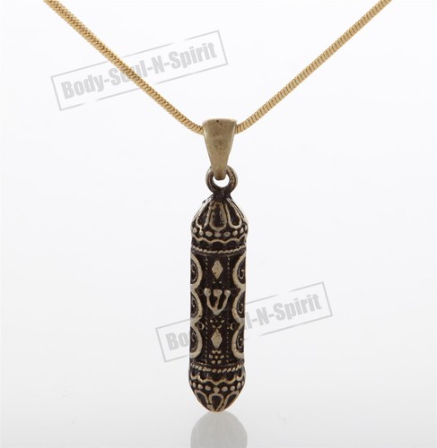 Soul Mezuzah Necklace LUCKY charm karma Pendant Jewelry Judaica Kabbalah - Picture 3 of 6