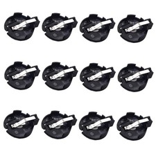 Pack of 12 CR2032 2025 2015 Battery Holder, Coin Cell Button Socket Holder Case