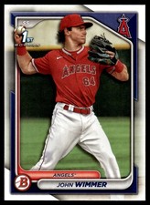 John Wimmer 2024 Bowman Prospects #BP78 Los Angeles Angels 29355 Baseball Card