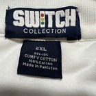 Roatan Honduras White Golf Polo Shirt Men’s 2XL  w/ FLAW Embroidered Palm Trees  — photo 2