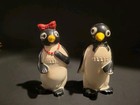 Willie & Millie Plastic Penguin Salt & Pepper Shakers F&F Kool Cigarettes Promo — photo 1