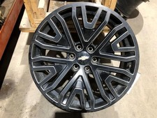 Used Wheel Fits 2022 Chevrolet Silverado 1500 Pickup 22x9 6 Y Spoke Black With