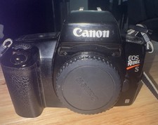 Canon EOS Rebel S Vintage Black Film SLR Camera Body Untested