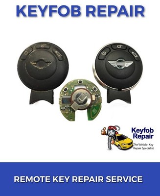 For Mini 3 Button Remote Smart Key Repair Service Key not detected New Battery