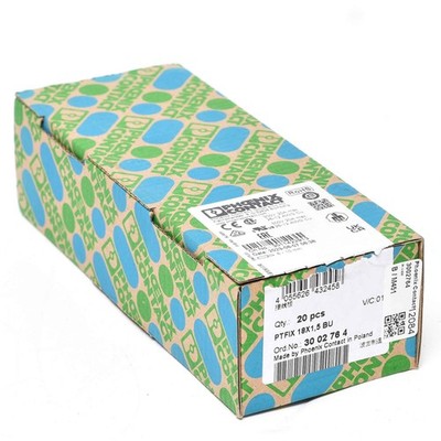 20Stk Phoenix Contact PTFIX 18X1,5 BU - Verteilerblock 3002764 30 02 76 4 -unsld