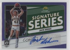 2020 Panini Donruss Optic Signature Series Purple Prizm Jack Sikma Auto HOF 04tw