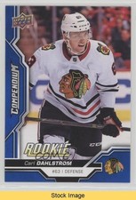 2018-19 Upper Deck Compendium Rookies Blue Carl Dahlstrom #442 READ 7ql