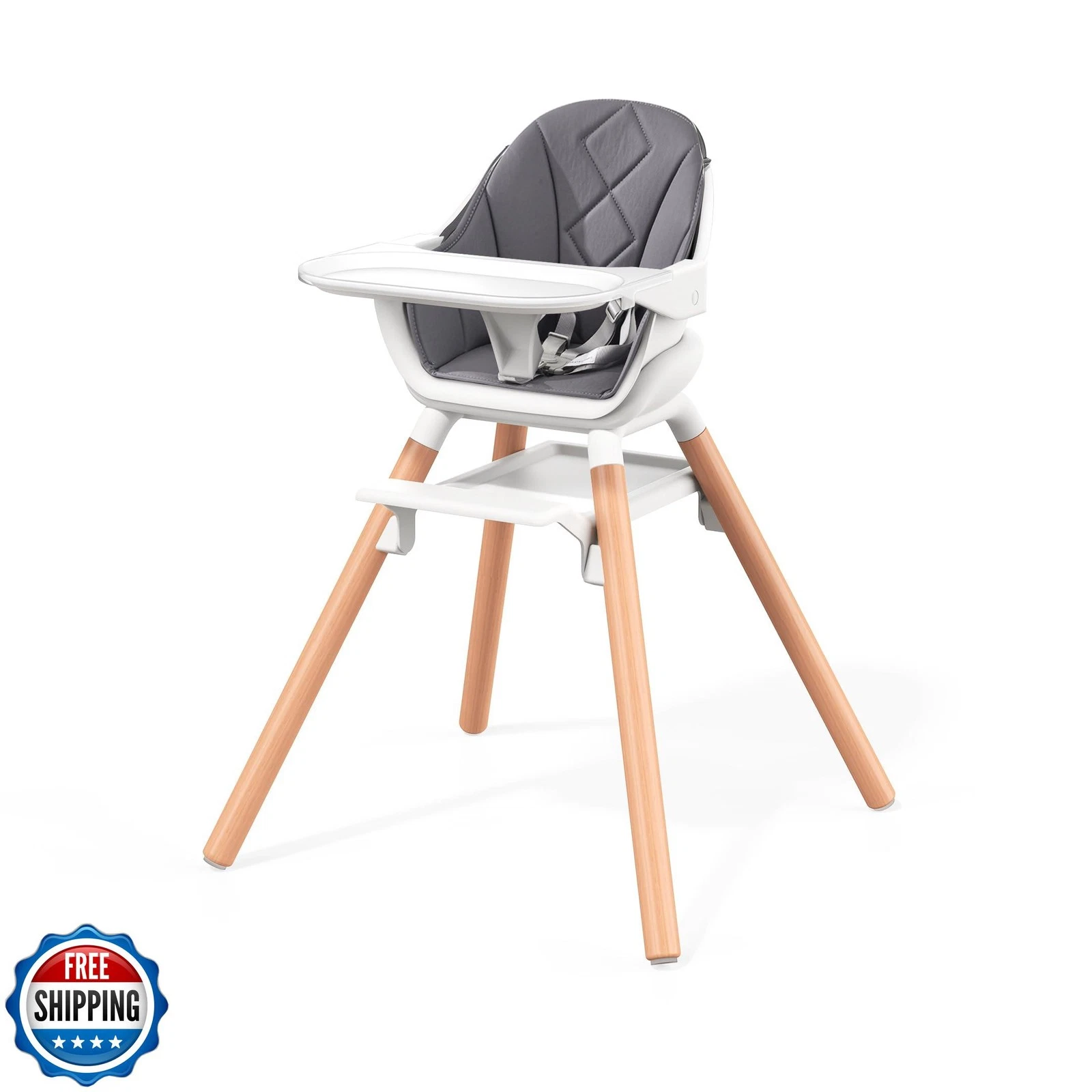 DDIOYIUR Baby High Chair, Highchair for Baby and Toddler, Easy Clean Infant H