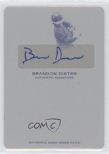 2017 Leaf Perfect Game National Showcase Patch 1/1 Brandon Dieter Auto 2r8