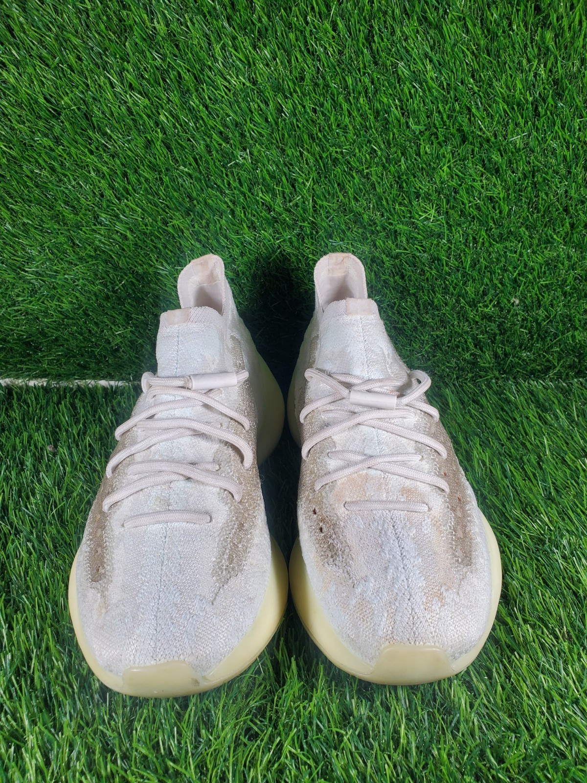 Size 9 - adidas Men's Yeezy Boost 380 Calcite Glow thumbnail 5
