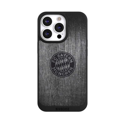 Handyhülle für Apple iPhone 13 Pro FC Bayern München FCB Metallic Look