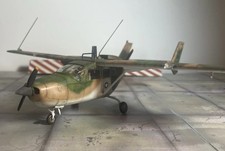 Muy bien construido 1/48 USAF Cessna O-2B Skymaster Guerra de Vietnam camuflado LEER