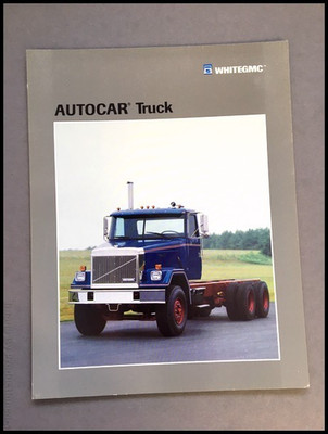 c1985 White Whitegmc Truck 1-page Sales Brochure Leaflet