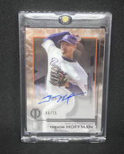 2019 Topps Tribute Baseball Trevor Hoffman Orange On Card Auto /25 Padres