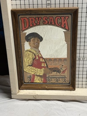 DRY SACk MATADOR MIRROR.  A TRUE COLLECTABLE MIRROR FROM SPAIN