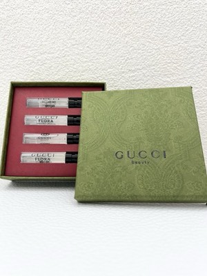 4 PC GUCCI GIFT SET BOX Guilty, Bloom, Gorgeous Gardenia, Jasmine Sample Sprays
