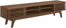 70" Mid-Century Modern Low Profile Media Console Entertainment TV Stand