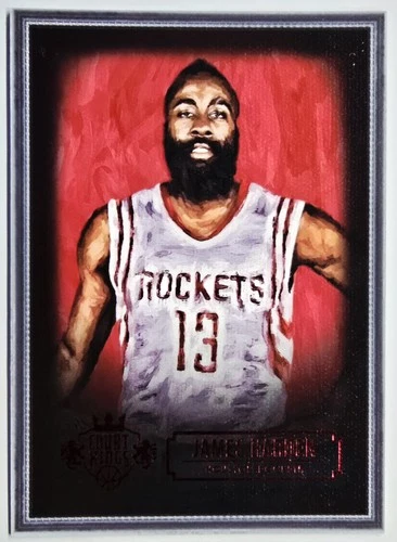 2015-2016 Panini Court Kings #26 James Harden Portraits Ruby #/100 Rockets 🔴✨️