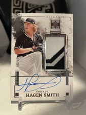 2025 Panini Impeccable Hagen Smith Elegance Jersey Auto /99 White Sox Patch
